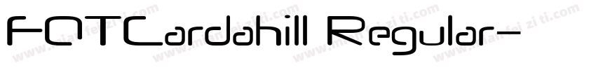 FOTCardahill Regular字体转换